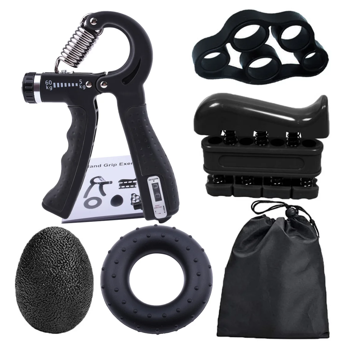Exerciser Carpal Wrist Increase Strength Hand Fatgrip Expander 5-60kg Adjustable Spring Heavy Gripper Fitness Finger Pinch Grip
Exerciser Carpal Wrist Increase Strength Hand Fatgrip Expander 5-60kg Adjustable Spring Heavy Gripper Fitness Finger Pinch Grip