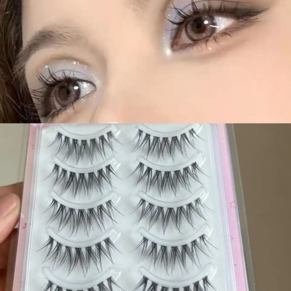 3D Mink Hair V-Shaped False Eyelashes Thin Transparent Stem Little Devil Manga Lashes Eyelash Extension Beginner Makeup Tools
3D Mink Hair V-Shaped False Eyelashes Thin Transparent Stem Little Devil Manga Lashes Eyelash Extension Beginner Makeup Tools