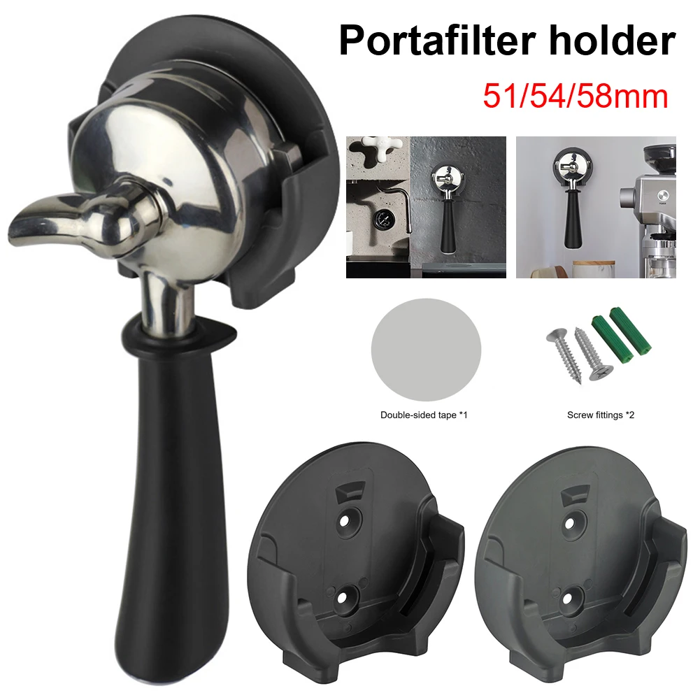 Coffee Portafilter Wall Rack Plastic for 51/54/58mm Espresso Portafilter Wall Mount Holder Coffee Filter Rack Tamper Holder
Coffee Portafilter Wall Rack Plastic for 51/54/58mm Espresso Portafilter Wall Mount Holder Coffee Filter Rack Tamper Holder