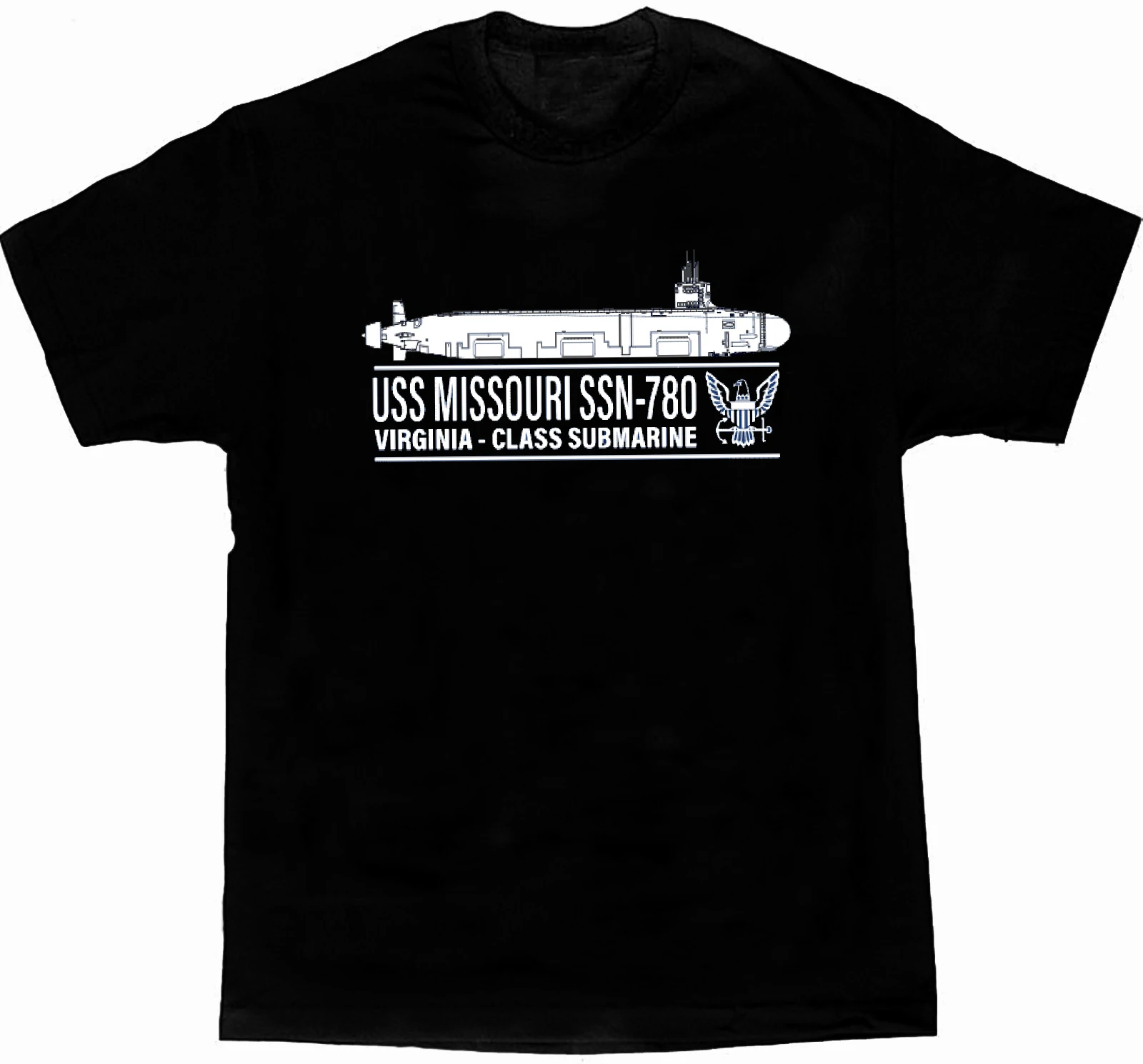 USS Missouri SSN-780 Virginia-class Submarine T-Shirt. Summer Cotton Short Sleeve O-Neck Mens T Shirt New S-3XL 
USS Missouri SSN-780 Virginia-class Submarine T-Shirt. Summer Cotton Short Sleeve O-Neck Mens T Shirt New S-3XL