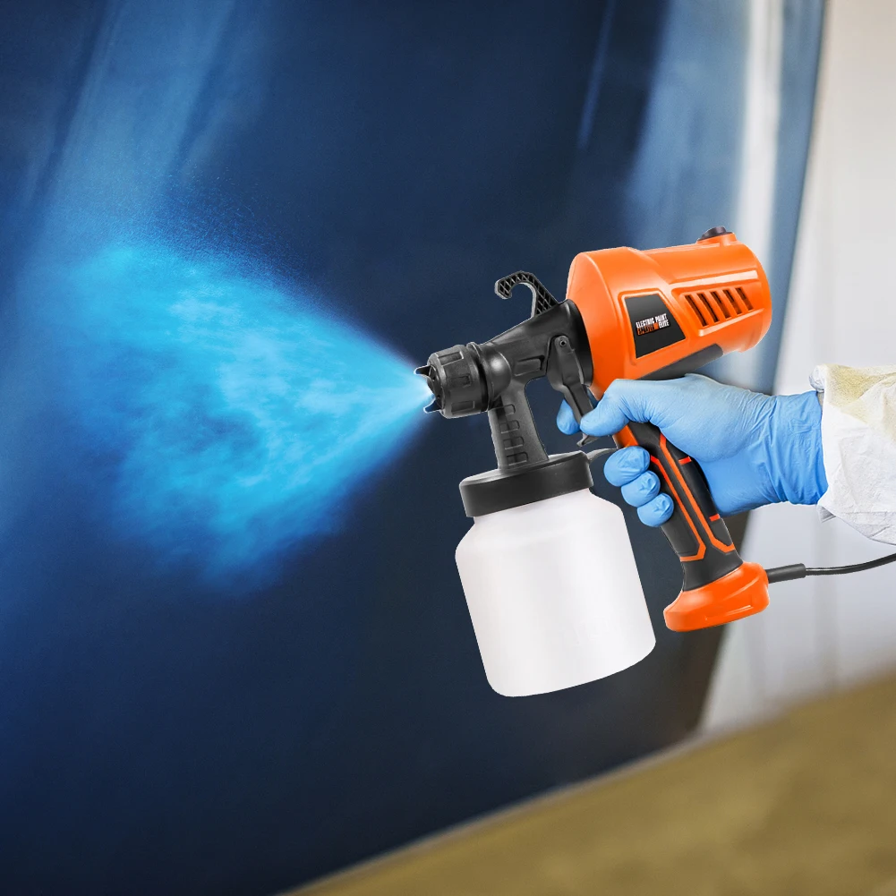 500W High Power Spray Gun Tool With Paint Pot Wall Coating Airbrush Flow Control for Furniture/Walls/Fences/Cars
500W High Power Spray Gun Tool With Paint Pot Wall Coating Airbrush Flow Control for Furniture/Walls/Fences/Cars