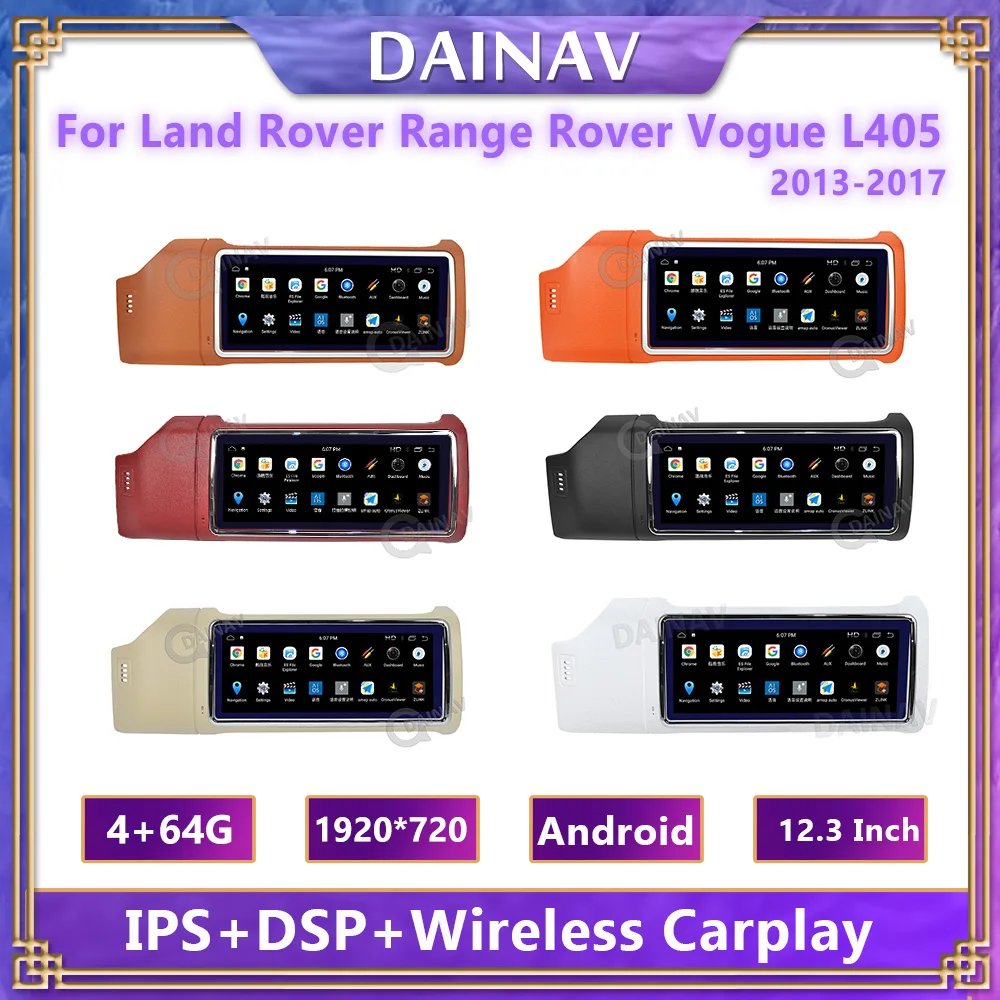 12.3 inch Android Car Radio For Land Rover Range Rover Vogue L405 2013- 2017 GPS Navigation Tape Recorder Multimedia MP3 Player
12.3 inch Android Car Radio For Land Rover Range Rover Vogue L405 2013- 2017 GPS Navigation Tape Recorder Multimedia MP3 Player