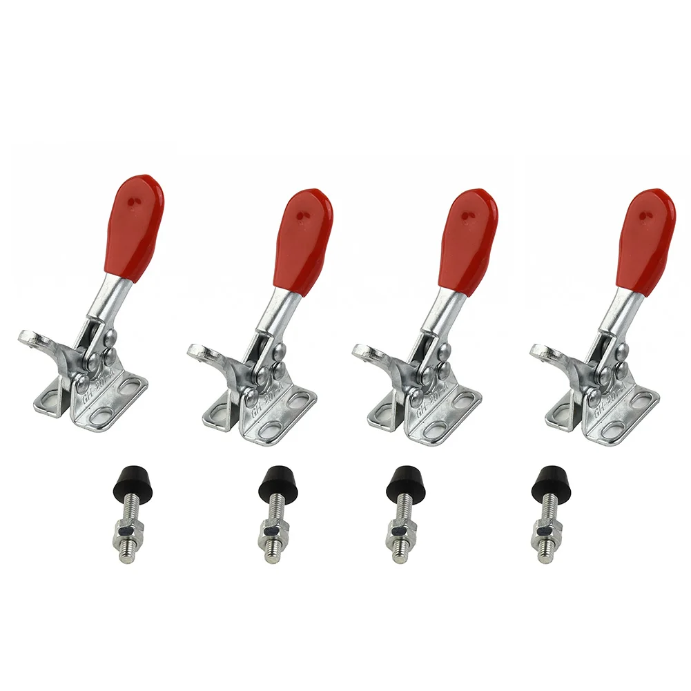 4pcs Toggle Clamps 80mm Clip Equipment Fixing GH-201A Hand Tool Horizontal Quick Release Set New Hot High Quality
4pcs Toggle Clamps 80mm Clip Equipment Fixing GH-201A Hand Tool Horizontal Quick Release Set New Hot High Quality