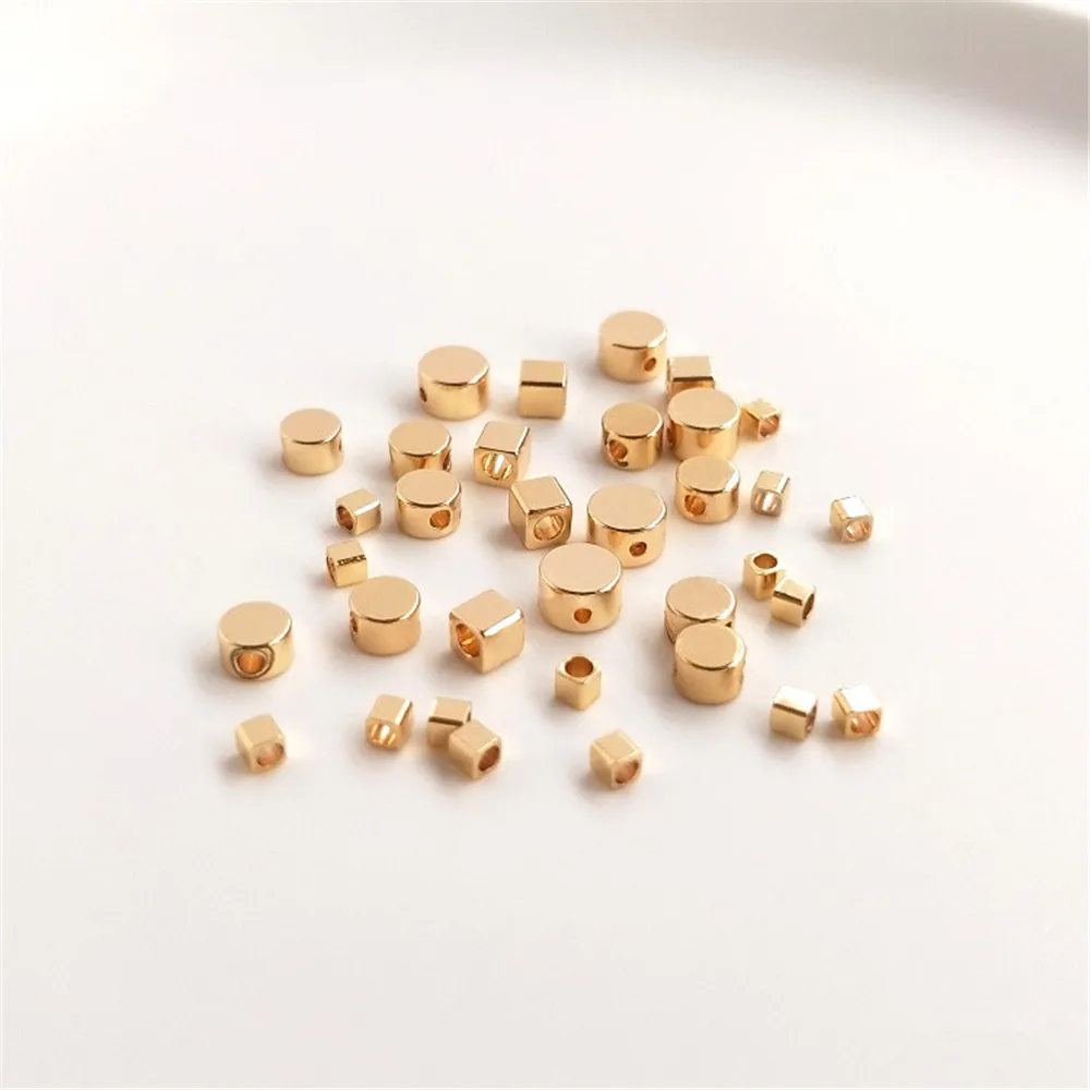 14K plated gold filled Geometric cylindrical square hexagon type bead scattered bead DIY handmade jewelry bracelet accessories
14K plated gold filled Geometric cylindrical square hexagon type bead scattered bead DIY handmade jewelry bracelet accessories