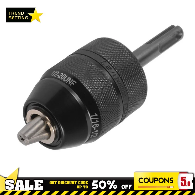 2-13MM SDS Electric Hammer Conversion Electric Drill Chuck Quick Change Replacement Keyless Drill Chuck Power Tool 1/20-20UNF
2-13MM SDS Electric Hammer Conversion Electric Drill Chuck Quick Change Replacement Keyless Drill Chuck Power Tool 1/20-20UNF