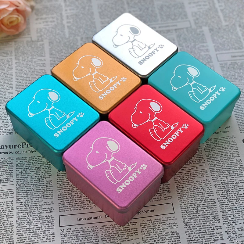 Kawaii Snoopyed Candy Tin Box Caroon Puppy Anime Sealed Jar Packing Boxes Girls Jewelry Change Key Empty Organizer Box Holder
Kawaii Snoopyed Candy Tin Box Caroon Puppy Anime Sealed Jar Packing Boxes Girls Jewelry Change Key Empty Organizer Box Holder