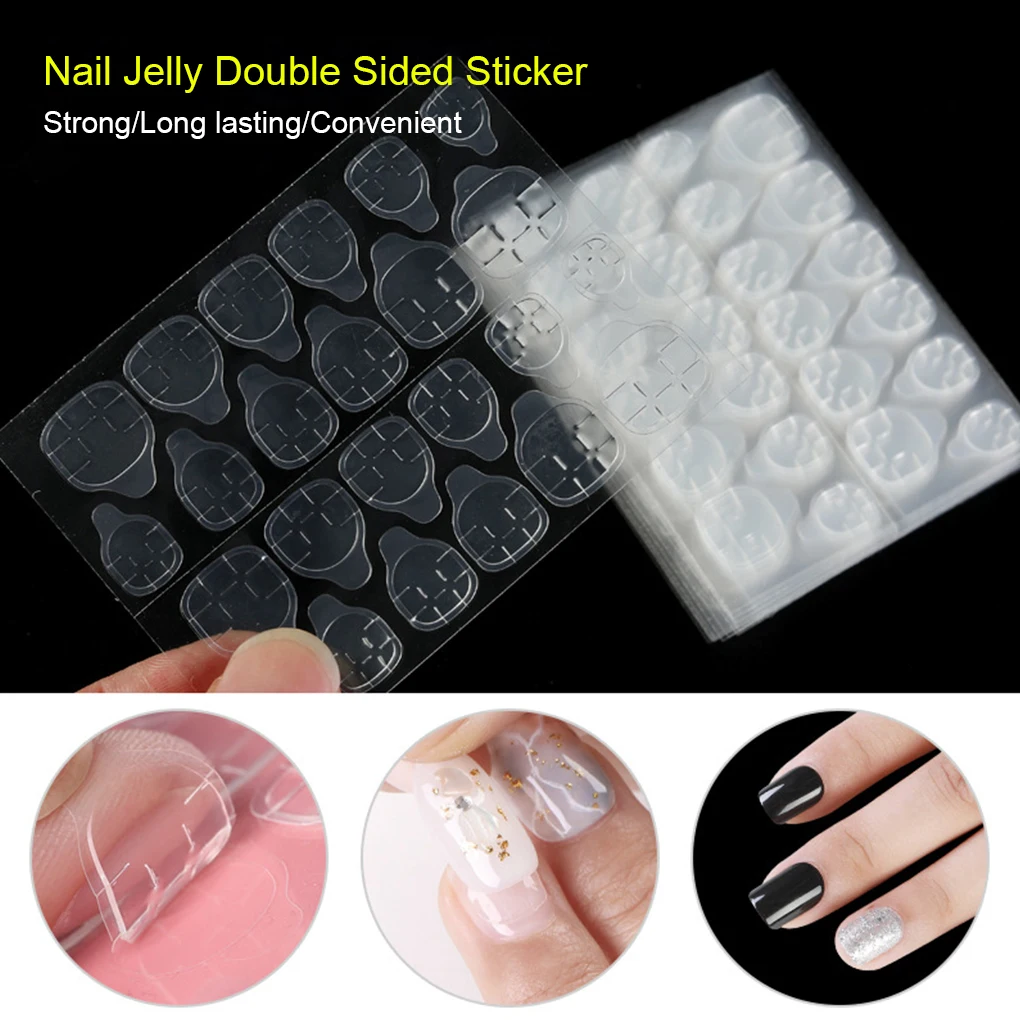24pcs Nail Jelly Glue Transparent Double Sided False Nail Art Adhesive Tape Glue Sticker DIY Tips Fake Nail Glue Manicure Tools
24pcs Nail Jelly Glue Transparent Double Sided False Nail Art Adhesive Tape Glue Sticker DIY Tips Fake Nail Glue Manicure Tools