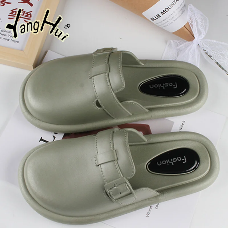 Mules Women's Slippers 2023 New Fashion Daily Casual Comfort Soft Flat Bottom Shoes for Women Waterproof Outdoor Summer Flats
Mules Women's Slippers 2023 New Fashion Daily Casual Comfort Soft Flat Bottom Shoes for Women Waterproof Outdoor Summer Flats