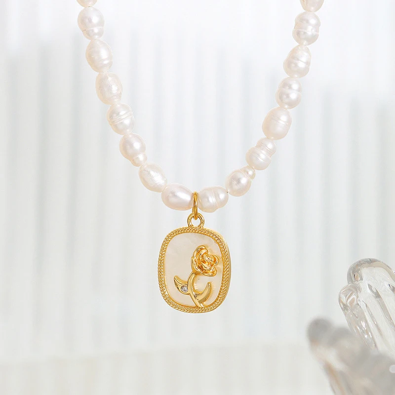 Baroque Freshwater Pearl Chain Oval Zircon Shell Flower stainless steel necklaces luxury friends Valentine's day 2022 jewellery
Baroque Freshwater Pearl Chain Oval Zircon Shell Flower stainless steel necklaces luxury friends Valentine's day 2022 jewellery