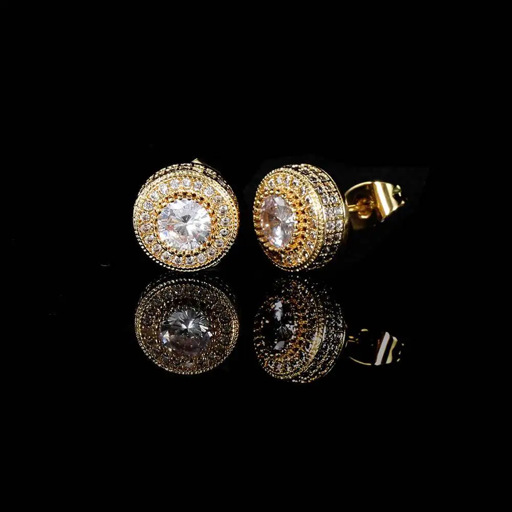 Scooya Miami hip-hop micro-set zircon round earrings exquisite zircon men's and women's hip-hop bubble earrings fashion jewelry
Scooya Miami hip-hop micro-set zircon round earrings exquisite zircon men's and women's hip-hop bubble earrings fashion jewelry