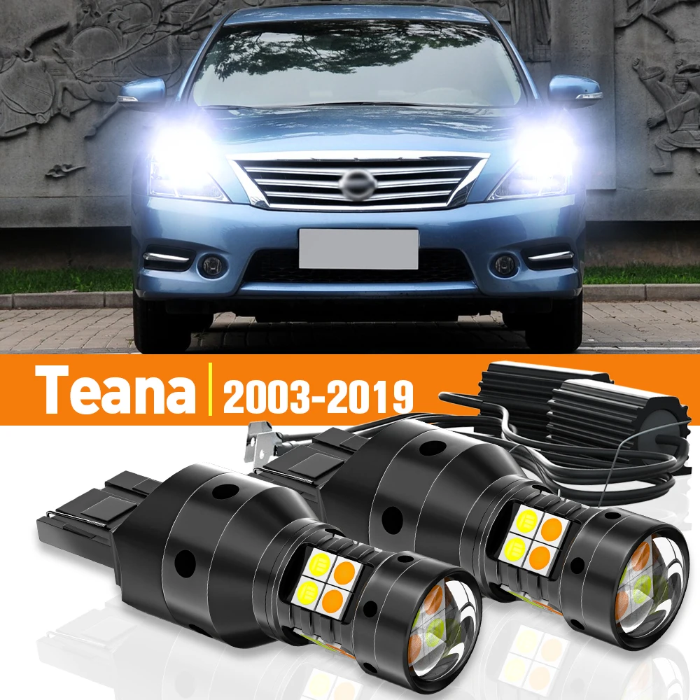 2x LED Dual Mode Turn Signal+Daytime Running Light DRL For Nissan Teana J31 J32 J33 2003-2019 2007 2008 2012 Accessories Canbus
2x LED Dual Mode Turn Signal+Daytime Running Light DRL For Nissan Teana J31 J32 J33 2003-2019 2007 2008 2012 Accessories Canbus