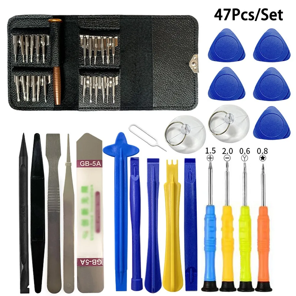 47PCS/Set Repair Tools Set Digital Products Repair Opening Tools Screwdriver Set For Smartphone Pad Laptop Computer DIY
47PCS/Set Repair Tools Set Digital Products Repair Opening Tools Screwdriver Set For Smartphone Pad Laptop Computer DIY