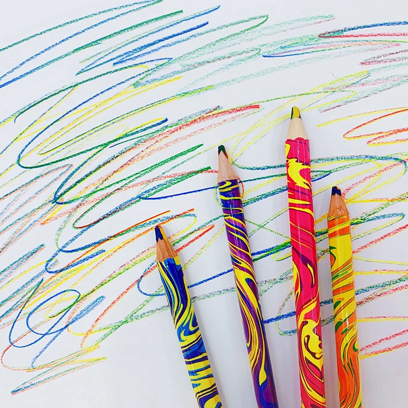 For Art Drawing Coloring Sketching 2PCS 4 Colors Same Core Thick Gradient Colored Pencils Large Triangle Rainbow Pen
For Art Drawing Coloring Sketching 2PCS 4 Colors Same Core Thick Gradient Colored Pencils Large Triangle Rainbow Pen