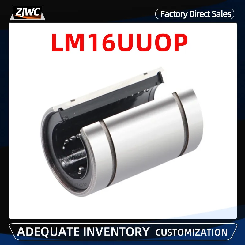 1pc 16mm LM16UUOP Open Type Linear Ball Bearing Bush Bushing CNC Parts for 3D printer
1pc 16mm LM16UUOP Open Type Linear Ball Bearing Bush Bushing CNC Parts for 3D printer