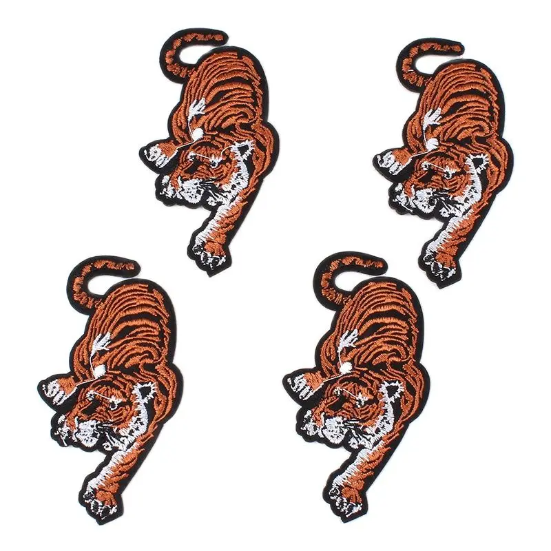 10pcs/lot Embroidered Lifelike Tiger Patches Iron On Sew On Animal Appliques DIY Clothes Stickers Garments Badge Accessories
10pcs/lot Embroidered Lifelike Tiger Patches Iron On Sew On Animal Appliques DIY Clothes Stickers Garments Badge Accessories