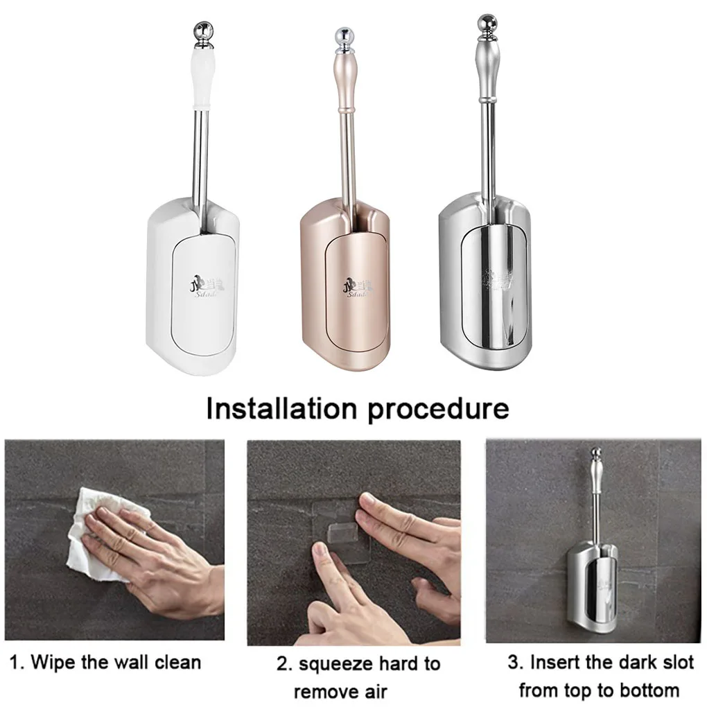 Toilet Brush Stainless Steel ABS Brush Holder Antislip Bathroom Cleaning Accessories Rose Gold
Toilet Brush Stainless Steel ABS Brush Holder Antislip Bathroom Cleaning Accessories Rose Gold