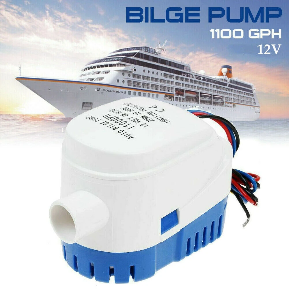 12V 1100GPH Marine Boat Automatic Bilge Water Pump RV Auto Submersible Pump
12V 1100GPH Marine Boat Automatic Bilge Water Pump RV Auto Submersible Pump