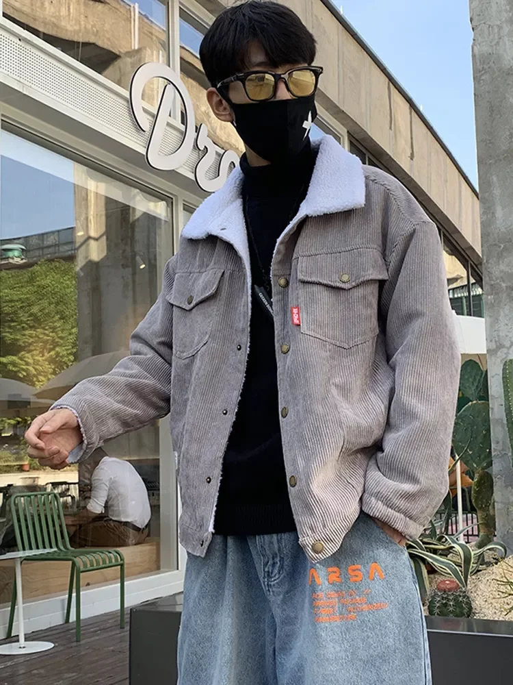2022NEW 2022 Autumn Winter Thicken Warm Corduroy Jackets Men's Outwear Hip Hop Coat Male Teen Casual Jacket Colorful Streetw
2022NEW 2022 Autumn Winter Thicken Warm Corduroy Jackets Men's Outwear Hip Hop Coat Male Teen Casual Jacket Colorful Streetw