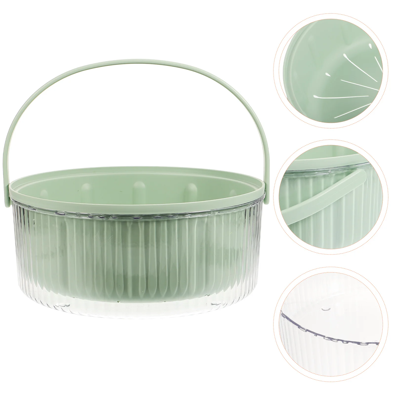 Vegetable Washing Basket Hamper Strainer Colander Bowl Kitchen Double Layer Draining
Vegetable Washing Basket Hamper Strainer Colander Bowl Kitchen Double Layer Draining