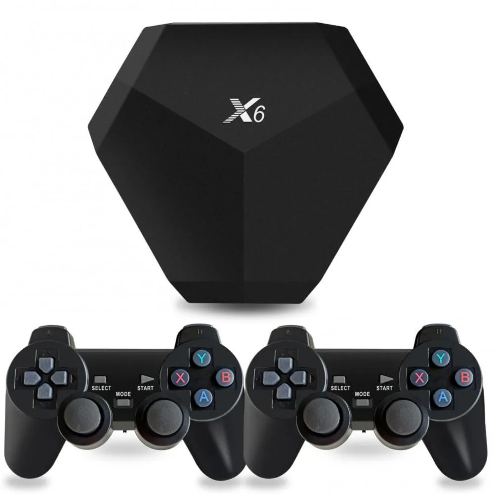 2023X6 4K HD видеоигровая консоль со встроенными 15000 +/10000 классическими играми Ретро консоль Беспроводной Контроллер AV/HD Выход мини-игра
2023X6 4K HD видеоигровая консоль со встроенными 15000 +/10000 классическими играми Ретро консоль Беспроводной Контроллер AV/HD Выход мини-игра
