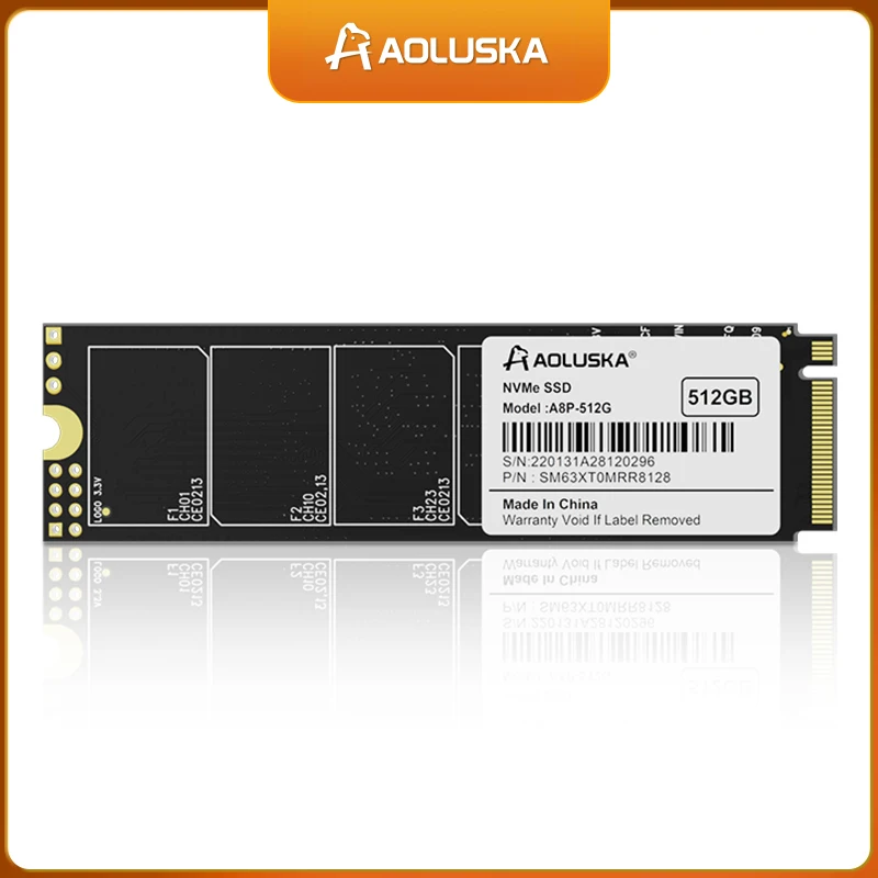 

AOLUSKA SSD NVMe M2 512gb 1tb Solid State Drive TLC QLC Flash 2280 HD PCIe M.2 Internal Hard Disk For Desktop PC Laptop