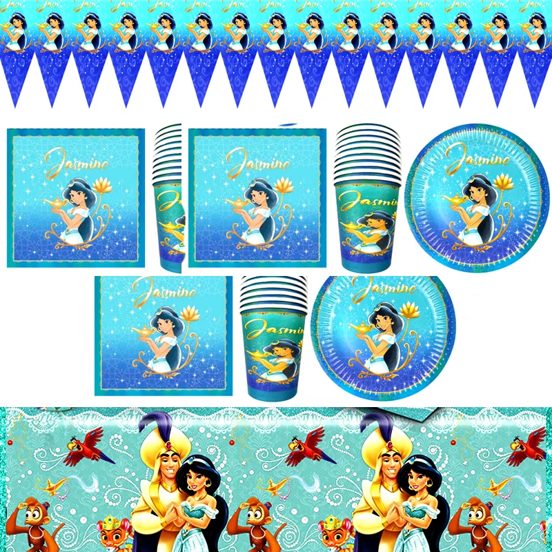 51pcs/lot Jasmine Princess Theme Banner Birthday Party Flags Plates Decorations Cups Girls Kids Favors Napkins Tablecloth
51pcs/lot Jasmine Princess Theme Banner Birthday Party Flags Plates Decorations Cups Girls Kids Favors Napkins Tablecloth
