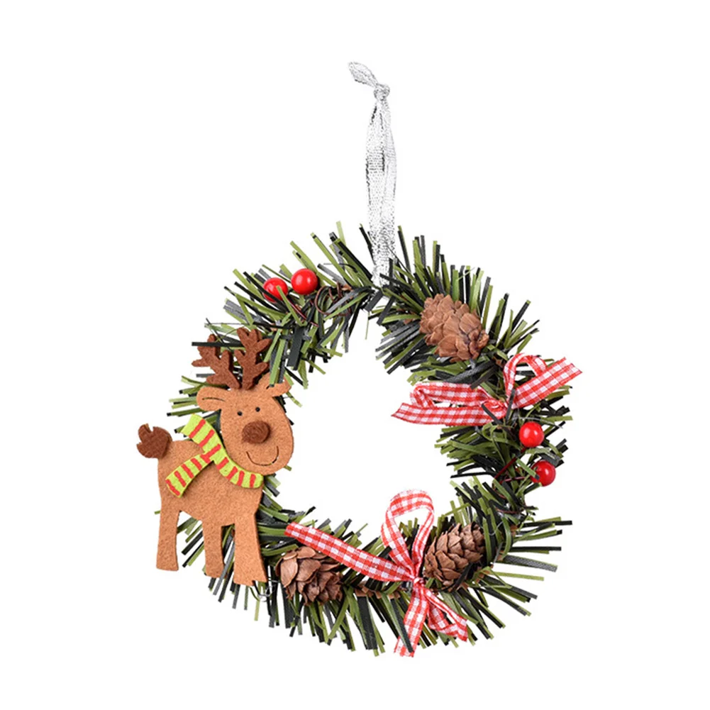 Offices Christmas Wreath Small Garland 15*15*7cm Decoration Non-woven Ornament PVC Pendant Snowman Santa Claus
Offices Christmas Wreath Small Garland 15*15*7cm Decoration Non-woven Ornament PVC Pendant Snowman Santa Claus