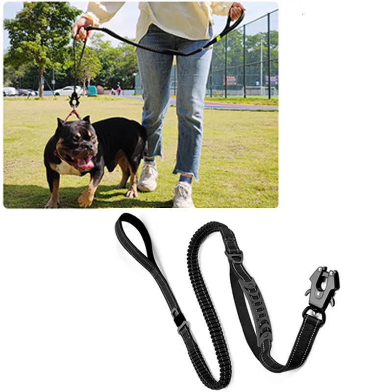 Dog Leash with Heavy Duty Dog Leash Strong Frog Clip Traffic Handle Shock Absorbing Pet Bungee Lead for Dog Walking Training
Dog Leash with Heavy Duty Dog Leash Strong Frog Clip Traffic Handle Shock Absorbing Pet Bungee Lead for Dog Walking Training