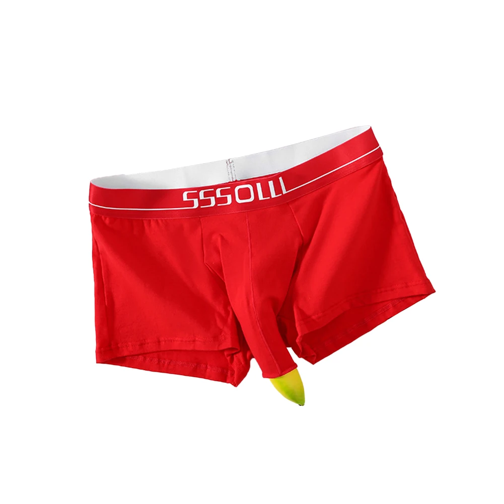 Mens Cotton Open Sheath Bulge Pouch Boxer Briefs Shorts Comfortable Breathable Underwear Swimming Trunks
Mens Cotton Open Sheath Bulge Pouch Boxer Briefs Shorts Comfortable Breathable Underwear Swimming Trunks