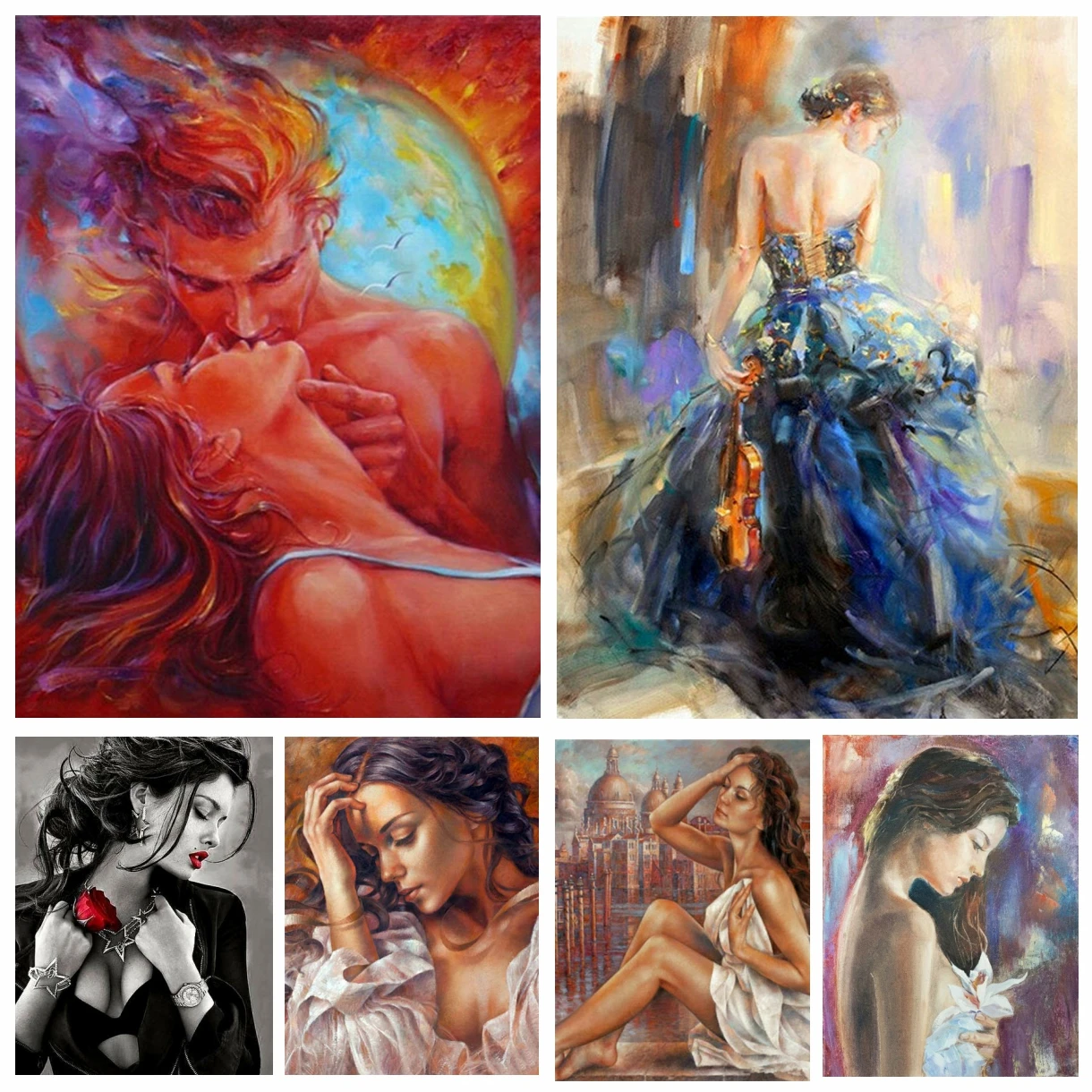 Art Sexy Lady 5D DIY Diamond Painting Mosaic Embroidery Full Square/Round Cross Stitch HandCraft Rhinestones Home Decor
Art Sexy Lady 5D DIY Diamond Painting Mosaic Embroidery Full Square/Round Cross Stitch HandCraft Rhinestones Home Decor