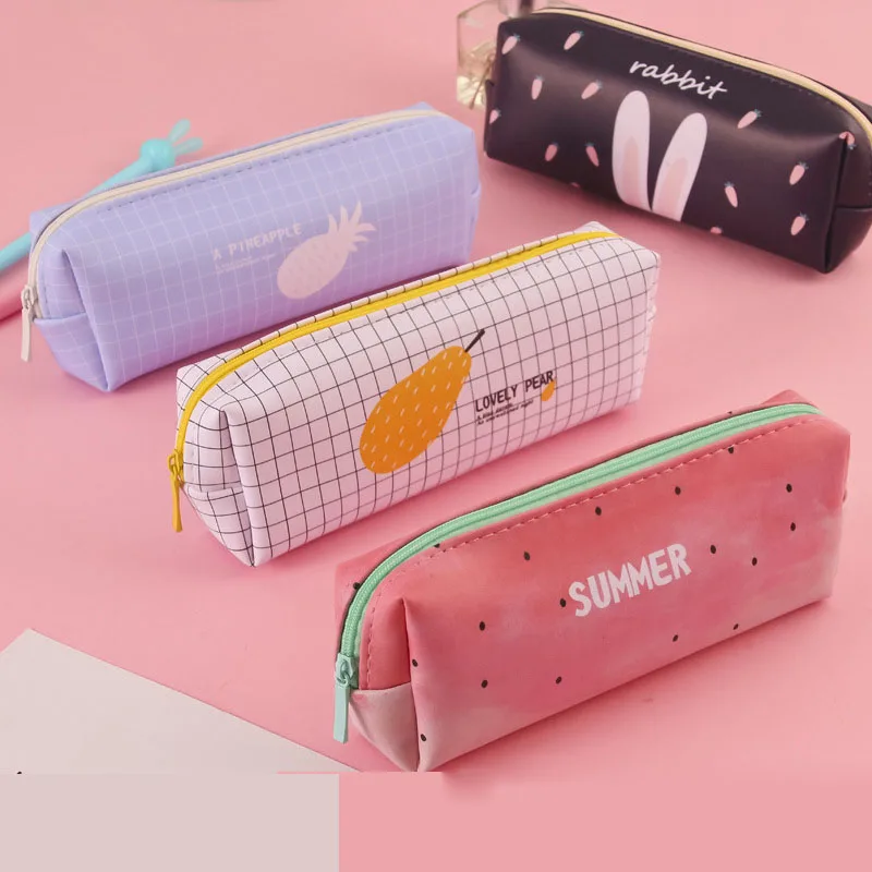 16 шт./партия милый пенал с фруктами, кавайный пенал из искусственной кожи, канцелярские принадлежности, сумка для ручек, канцелярские принадлежности, школьные принадлежности
16 шт./партия милый пенал с фруктами, кавайный пенал из искусственной кожи, канцелярские принадлежности, сумка для ручек, канцелярские принадлежности, школьные принадлежности