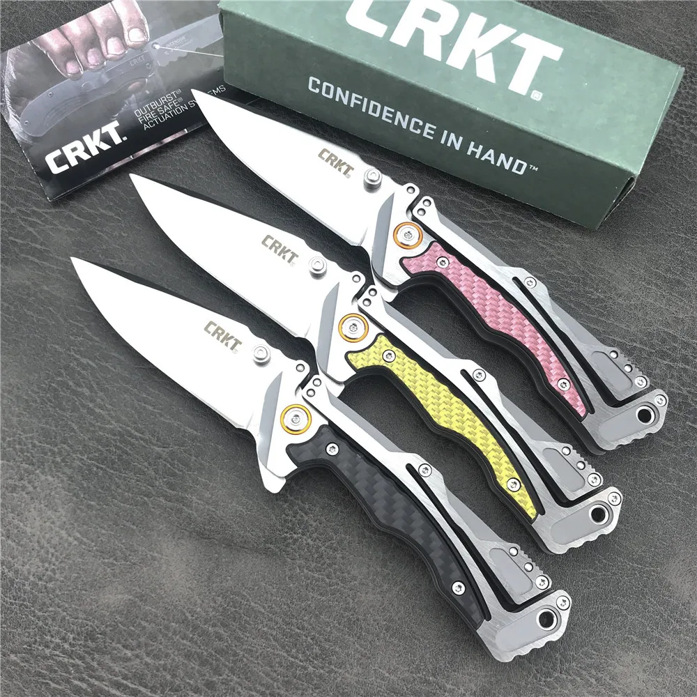 

Карманный нож CRKT 5190 KLECKER, тактический военный нож для выживания в дикой природе, складной нож для кемпинга, повседневного использования, охоты, самообороны, инструменты для выживания