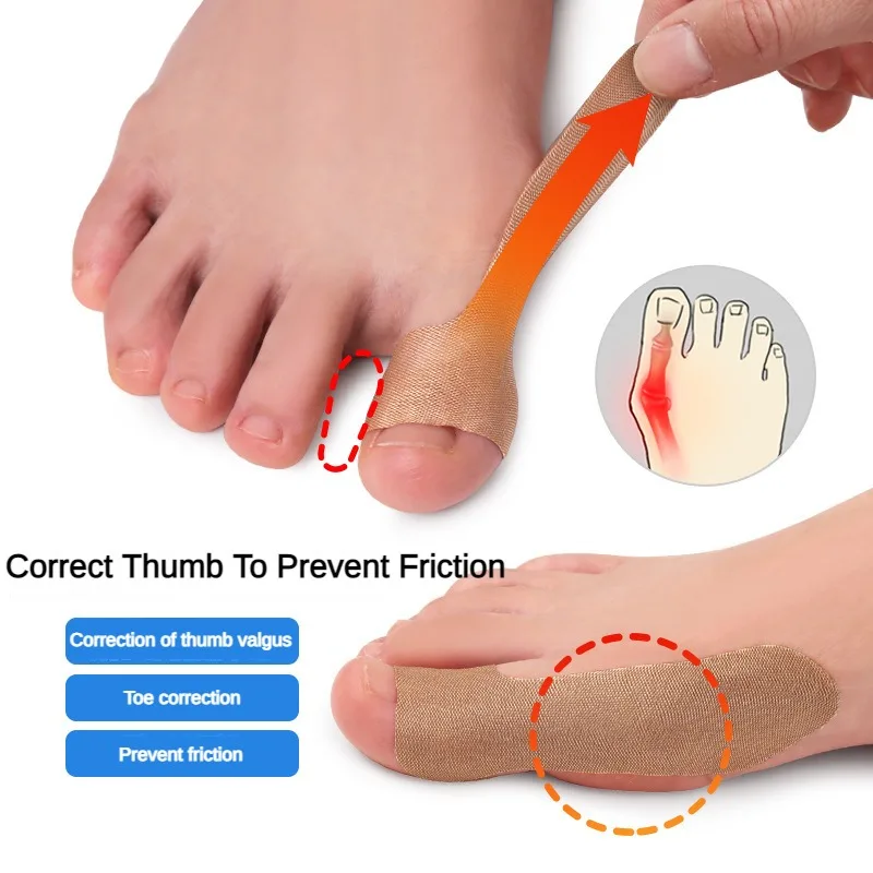 

10/20 Pc Hand Wrist Tendon Sheath Patches For Thumb Finger Protector Brace Big Toe Hallux Valgus Corrector Orthotics Pain Relief