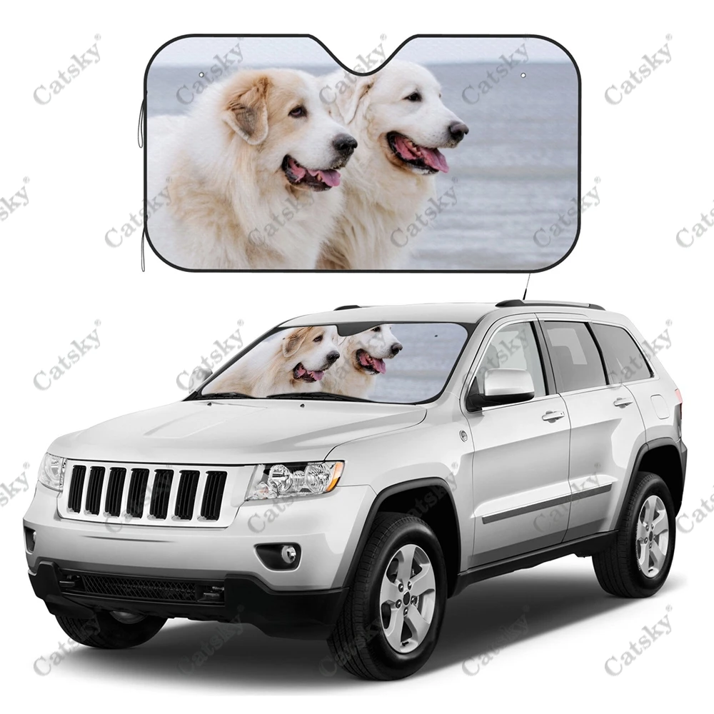 Great Pyrenees Dog Car Sunshade Interior Accessories Folding Sunscreen Anti-UV Pattern Printing Gift Sunshade
Great Pyrenees Dog Car Sunshade Interior Accessories Folding Sunscreen Anti-UV Pattern Printing Gift Sunshade