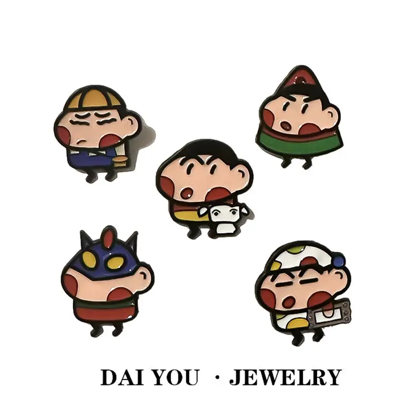 Anime Cartoon Crayon Shin Chan Metal Badge Brooch Student Backpack Clothing Decoration Pendant Birthday Gift for Friends and Boy
Anime Cartoon Crayon Shin Chan Metal Badge Brooch Student Backpack Clothing Decoration Pendant Birthday Gift for Friends and Boy