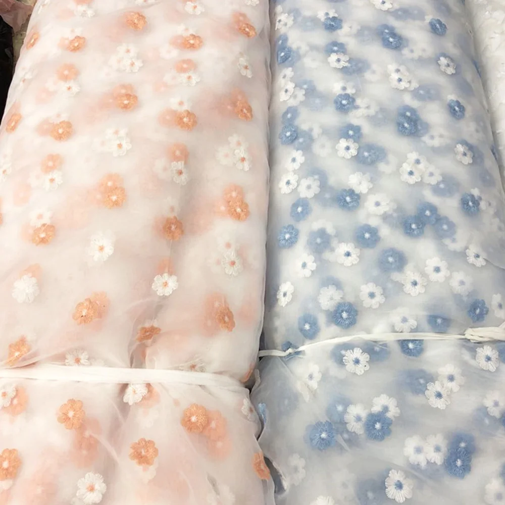 1 ярд вышивки, французская Цветочная органза с вышивкой, сделай сам, платье, одежда для дома, Лоскутная Ткань, кружевная ткань ransроды 
1 ярд вышивки, французская Цветочная органза с вышивкой, сделай сам, платье, одежда для дома, Лоскутная Ткань, кружевная ткань ransроды