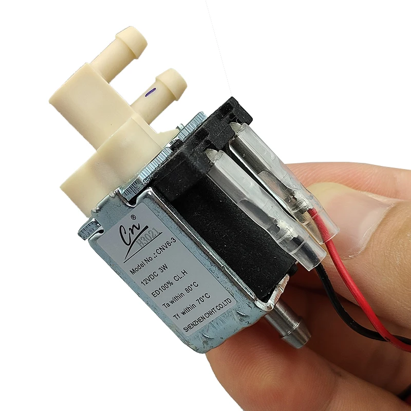 CNV6-3 DC 12V 3W 1 in 2 out Normally Closed Small Mini Electric Solenoid Valve Micro Water Flow Control Valve DIY Floor Cleaner
CNV6-3 DC 12V 3W 1 in 2 out Normally Closed Small Mini Electric Solenoid Valve Micro Water Flow Control Valve DIY Floor Cleaner
