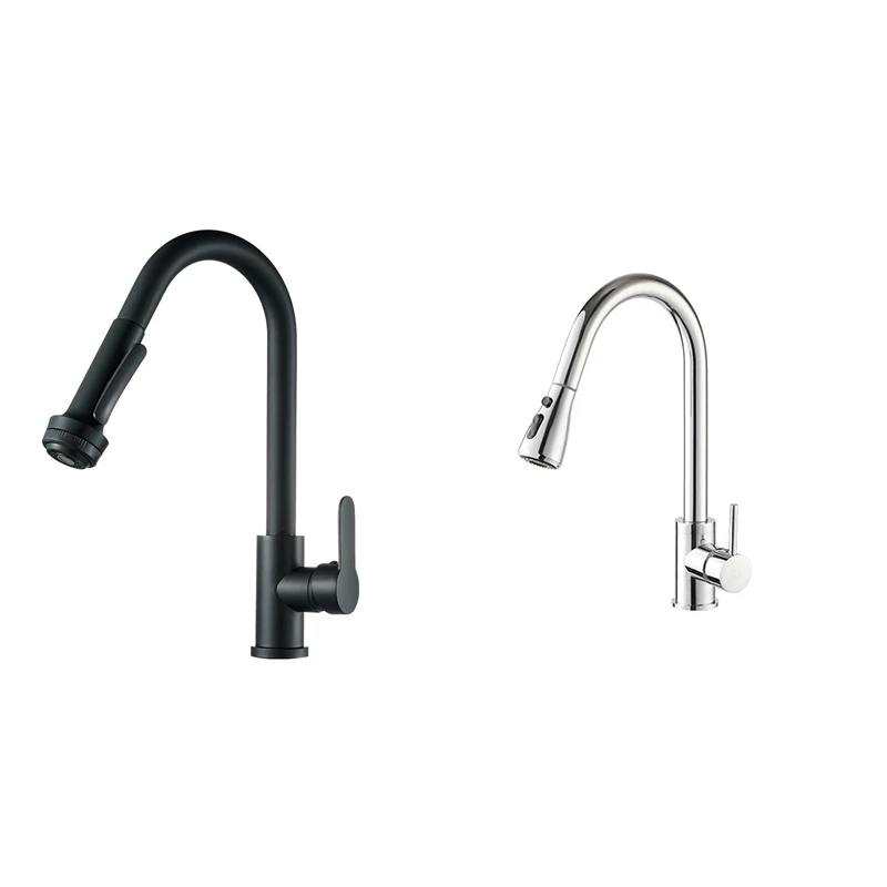 Copper Purifying Kitchen Faucet Pull-Out Rotating Faucet Kitchen Filter Faucet Black
Copper Purifying Kitchen Faucet Pull-Out Rotating Faucet Kitchen Filter Faucet Black