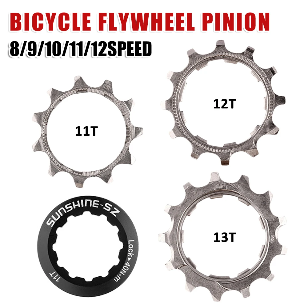 Bicycle Flywheel Pinion Repair Parts 8/9/10/11/12 Speed Bike Cassette 11T/12T/13T Bicycle Flywheel Locking Cover Cycling Parts
Bicycle Flywheel Pinion Repair Parts 8/9/10/11/12 Speed Bike Cassette 11T/12T/13T Bicycle Flywheel Locking Cover Cycling Parts