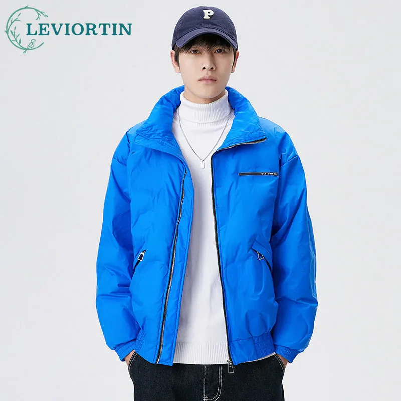 Hip Hop Embossed Down Jacket Men Korean Winter Warm Lightweight Stand Collar Outwear White Duck Down Jackets And Coats Unisex
Hip Hop Embossed Down Jacket Men Korean Winter Warm Lightweight Stand Collar Outwear White Duck Down Jackets And Coats Unisex
