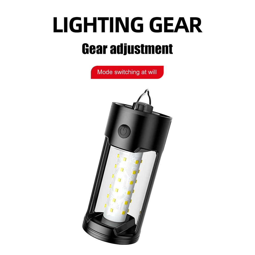 Портативный фонарь для кемпинга с зарядкой от USB Type-C, водостойкий IPX4
Портативный фонарь для кемпинга с зарядкой от USB Type-C, водостойкий IPX4