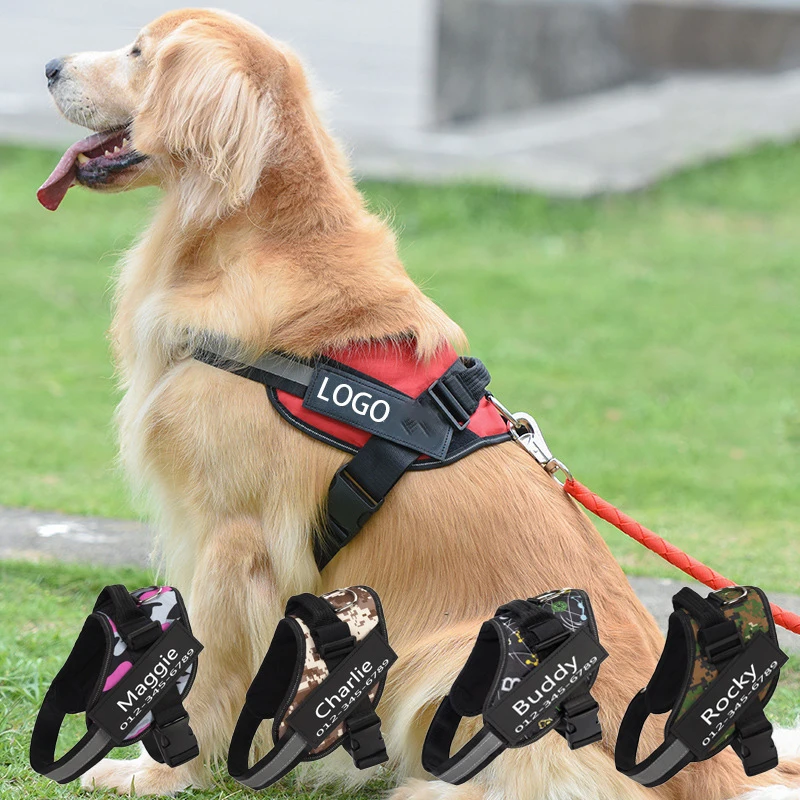 Dog Harness Vest No Pull Reflective Breathable Adjustable Pet Carrier Dog Vest ID Custom Patch Outdoor Dog Walking Suppliess
Dog Harness Vest No Pull Reflective Breathable Adjustable Pet Carrier Dog Vest ID Custom Patch Outdoor Dog Walking Suppliess
