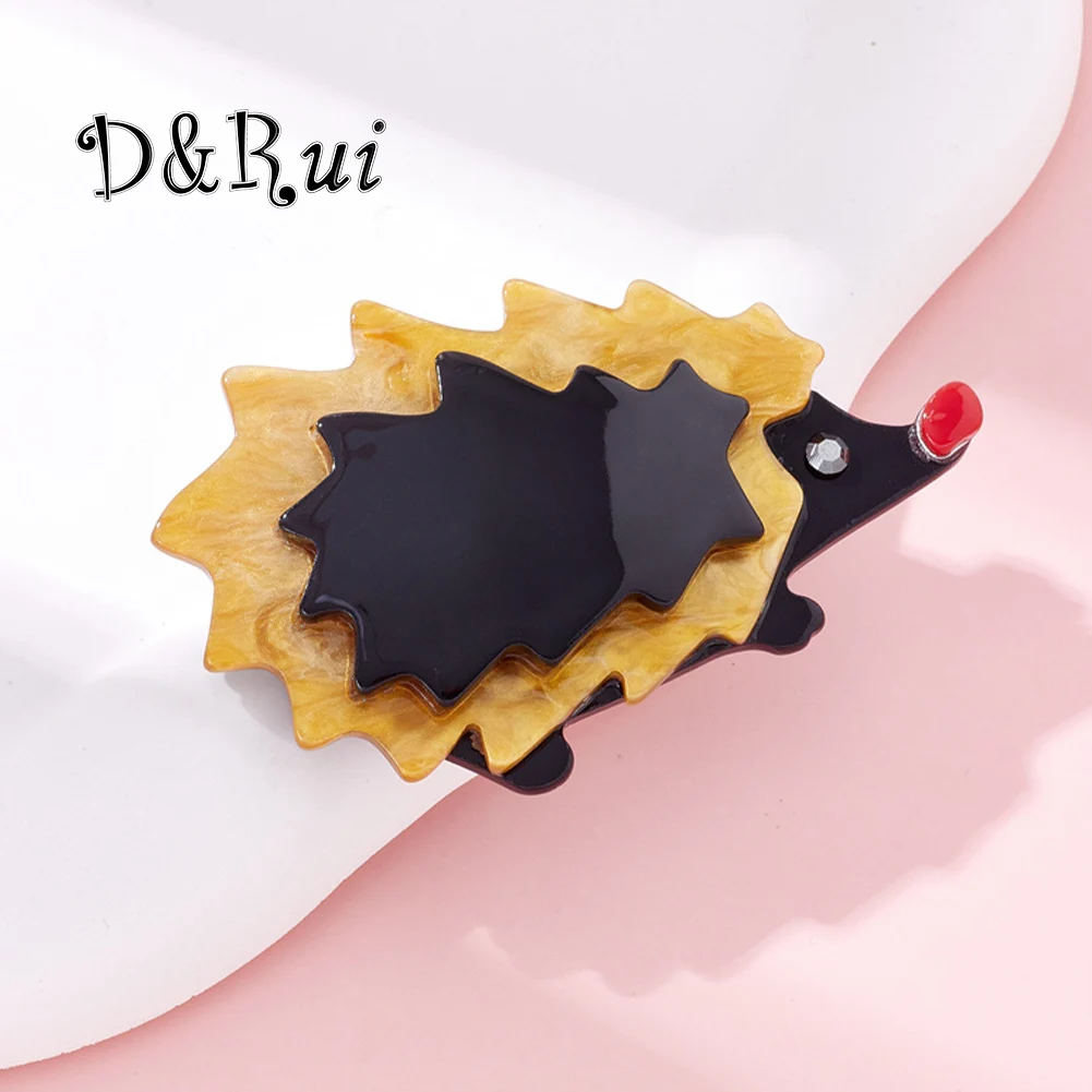 D&Rui Creative Hedgehog Acrylic Brooches Fashion Personality Three-Dimensional Animal Decorative Jewelry Brooch for Women Gift
D&Rui Creative Hedgehog Acrylic Brooches Fashion Personality Three-Dimensional Animal Decorative Jewelry Brooch for Women Gift