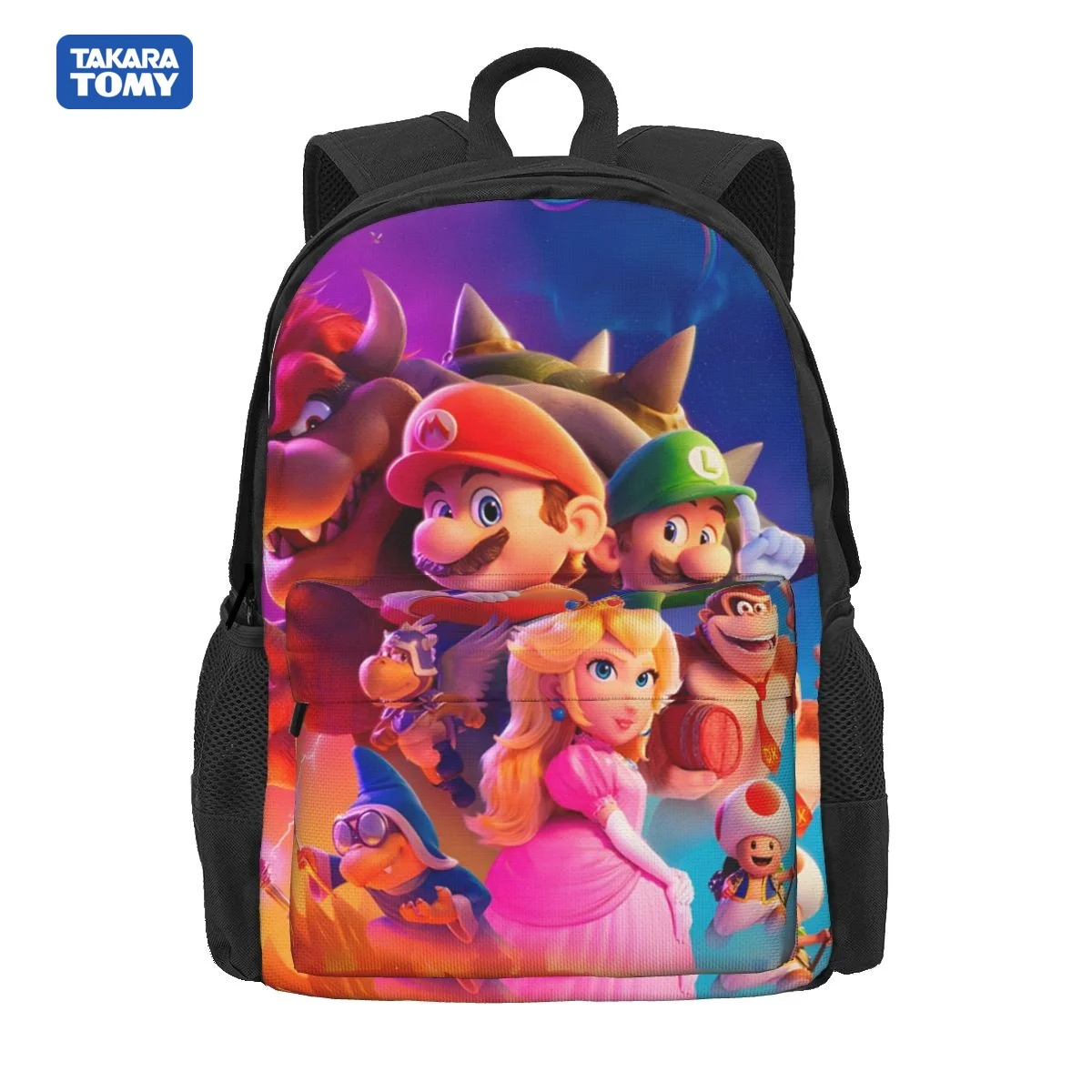 

TAKARA TOMY Kawaii Super Mario Schoolbag for Boy And Girls School Bags Anime Backpack Bag Gift