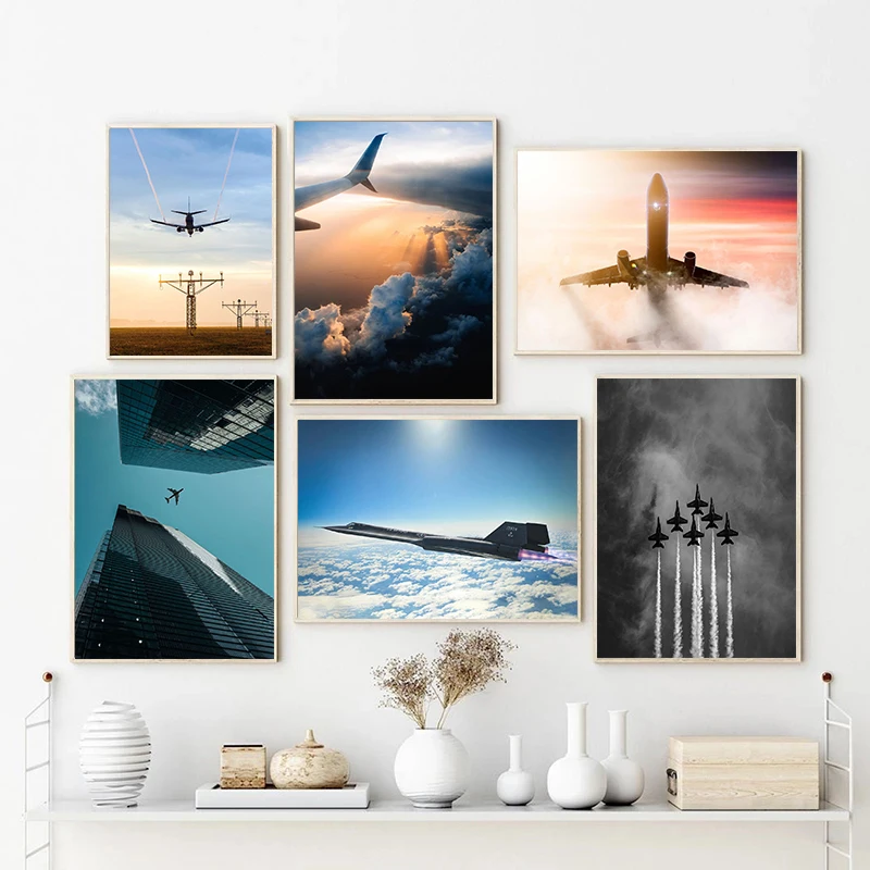 Modern Airplane Fighter Canvas Painting Decor Sky Aircraft Posters Prints Wall Art Pictures for Living Room Home Decor Cuadros
Modern Airplane Fighter Canvas Painting Decor Sky Aircraft Posters Prints Wall Art Pictures for Living Room Home Decor Cuadros