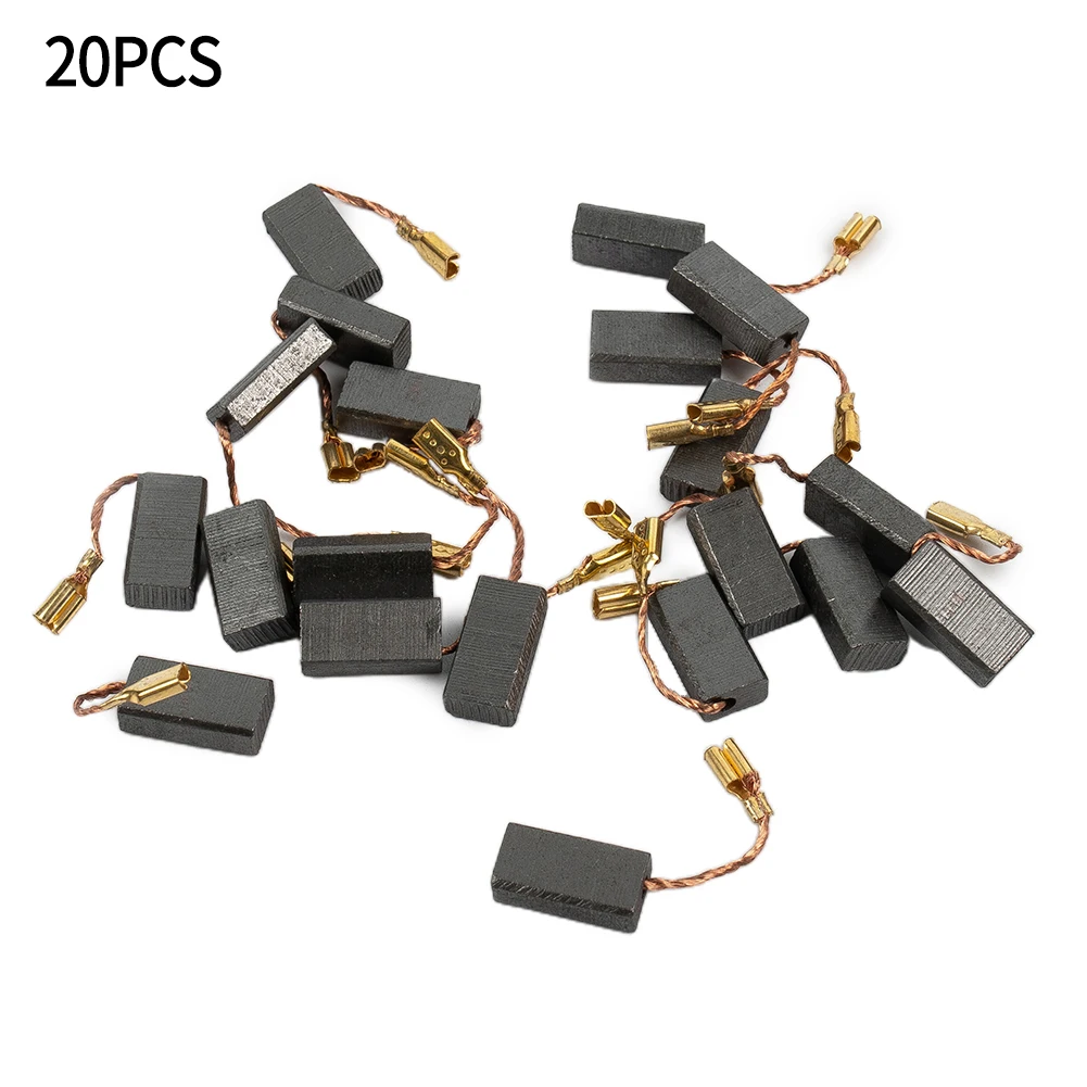 20PCS Carbon Brushes For Motor Angle Grinder 15mm X 8mm X 5mm Carbon Motor Brush Electric Hammer Drill Circular Part
20PCS Carbon Brushes For Motor Angle Grinder 15mm X 8mm X 5mm Carbon Motor Brush Electric Hammer Drill Circular Part