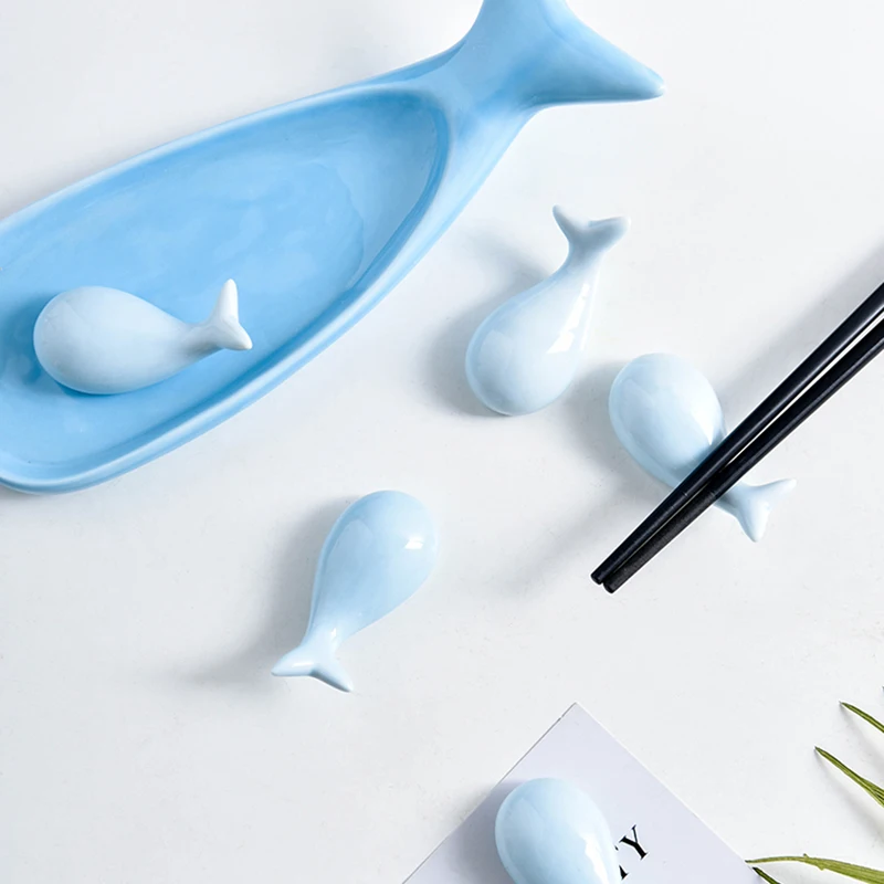 5pcs Ceramic Cartoon Duck Chopstick Holder Whale Chopsticks Mat Simple Animal 5 People Chopsticks To Hold Kitchenutensils C761
5pcs Ceramic Cartoon Duck Chopstick Holder Whale Chopsticks Mat Simple Animal 5 People Chopsticks To Hold Kitchenutensils C761
