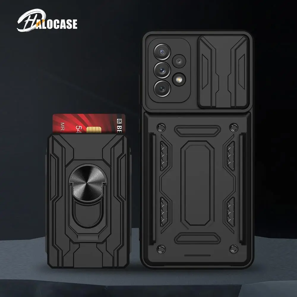 Luxury Shockproof Armor Case for Samsung A51 A71 A12 A52 A72 A22 A32 A13 A53 Galaxy S20 FE S21 Plus S22 Card Holder Stand Cover
Luxury Shockproof Armor Case for Samsung A51 A71 A12 A52 A72 A22 A32 A13 A53 Galaxy S20 FE S21 Plus S22 Card Holder Stand Cover