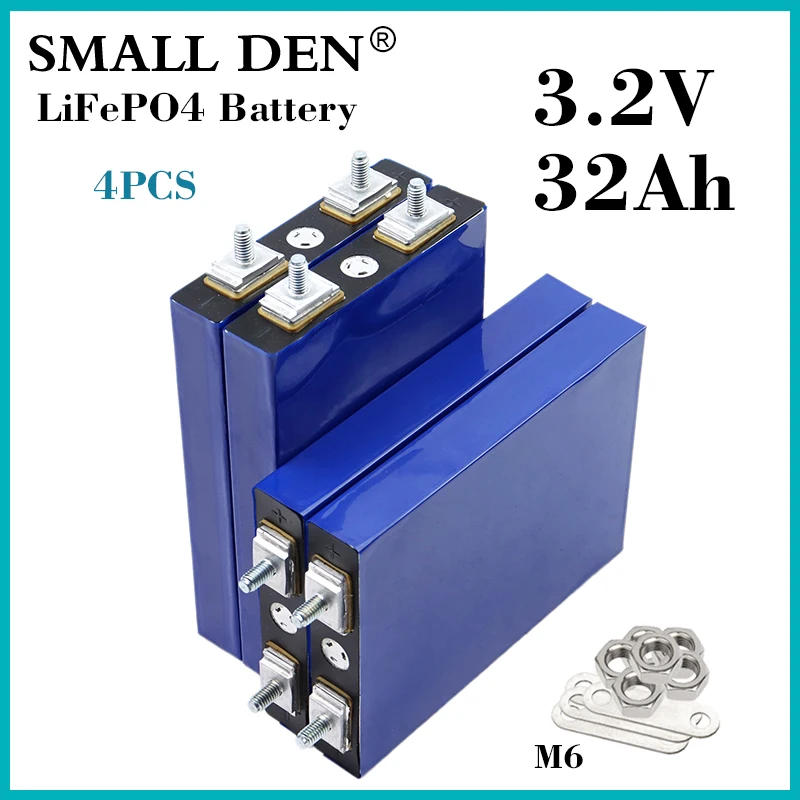 4PCS New 3.2V 32Ah LiFePO4 Rechargeable battery 5C High power diy 12v 24v 36v 48v Electric car boat Motorcycle Inverter battery
4PCS New 3.2V 32Ah LiFePO4 Rechargeable battery 5C High power diy 12v 24v 36v 48v Electric car boat Motorcycle Inverter battery
