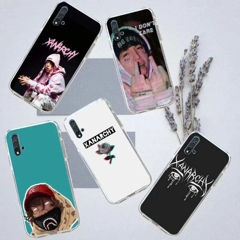 Чехол для телефона Rapper Lil Xan для Huawei P50 P40 P30 Pro Mate 40 30 Pro Nova 8 8i Y7P Honor, прозрачный чехол для телефона